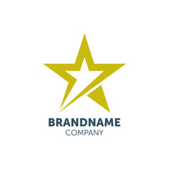 star logo design with geometry