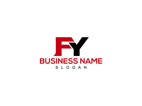 FY Letter Logo, fy logo icon vector for business
