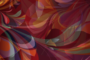 Colorful geometric background. Liquid color background design. Fluid shapes composition. 