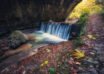 The enchanted forest. Autumn at Orfento Valley, Caramanico Terme, Pescara, Abruzzo, Italy