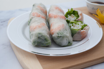 Vietnamese spring rolls