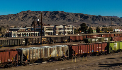 Historic Harvey House Train Depot 1911 in Barstow California 