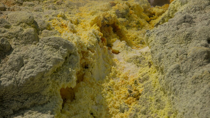 dépôt de souffre à Vulcano