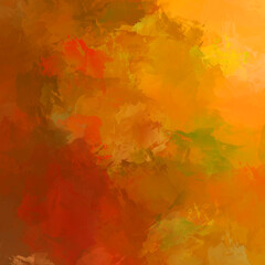 Wall art. Unique and creative illustration. Brush stroked painting. Abstract background of colorful brush strokes. Brushed vibrant wallpaper. Painted artistic creation.