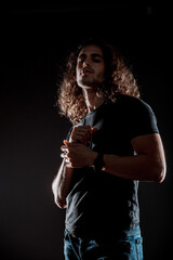 Cool modern silhouette guy