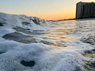 sunrise over the ocean