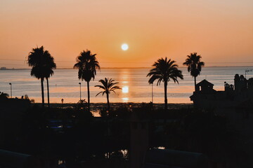 Obraz premium Sunset on the beach