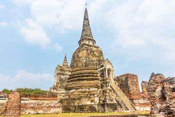 Fototapeta premium Ruins of Ayutthaya Temples, Thailand