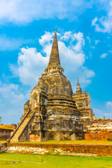 Ruins of Ayutthaya Temples, Thailand