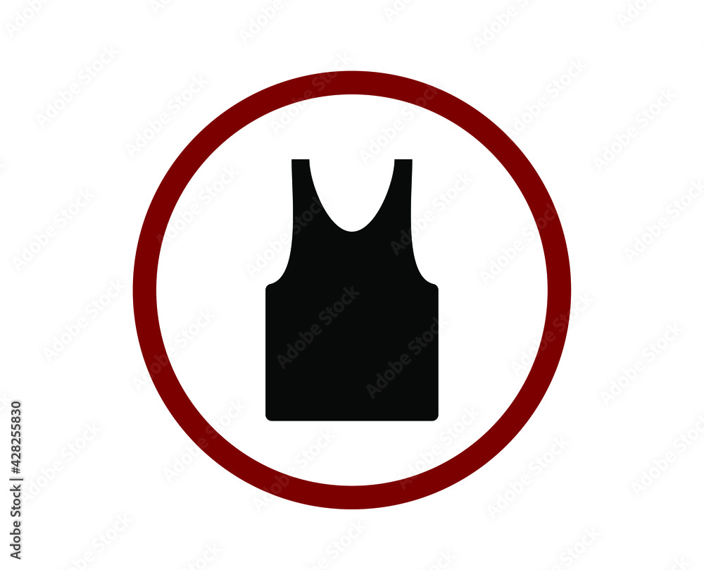 Poster shirt vector icon. editable stroke. linear style sign for use on web design and mobile apps, logo. s