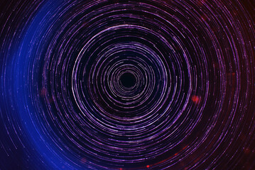 Abstract image of stars in space