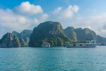 Naklejka premium Ha Long Bay landscape, Vietnam
