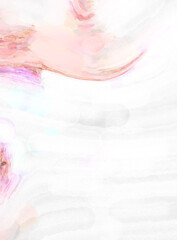 Watercolor strokes on surface. Artistic background image. Abstract painting on canvas. Brushstrokes. Contemporary art. Colorful texture of hand made artwork. Modern painting.