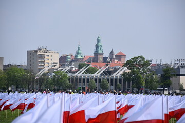 święto narodowe, 1 majowe, 3 maja, flaga Polski, symbol narodowy, Kraków