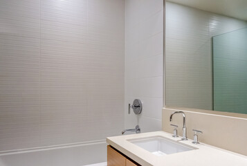 Fragment of a luxury bathroom