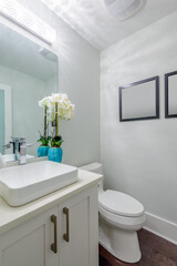 Fragment of a luxury bathroom