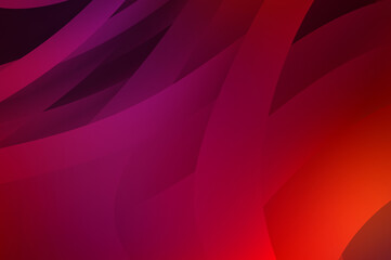 Fototapeta premium Abstract background with colorful gradient. Vibrant graphic wallpaper with stripes design. Fluid 2D illustration of modern movement.