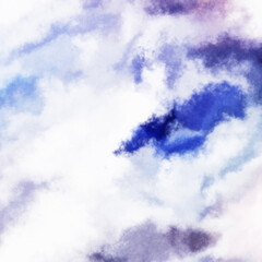 Watercolor painted background. Abstract Illustration wallpaper. Brush stroked painting. 2D Illustration.