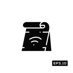 Food delivery icon. Online food delivery icon Vector Illustration Template For Web and Mobile