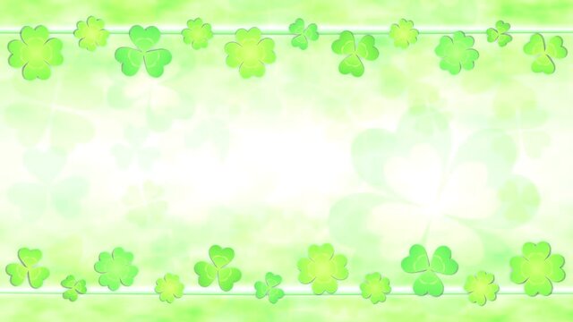 Clover light frame 2 pattern horizonal vertical bright background