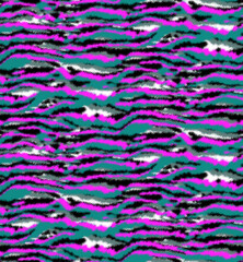 Seamless animal ikat zebra pattern.