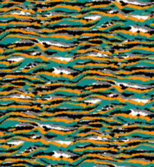 Seamless animal ikat zebra pattern.
