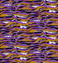 Seamless animal ikat zebra pattern.