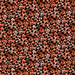Seamless small flowers pattern, floral print.