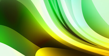 Abstract background with colorful gradient. Vibrant graphic wallpaper with stripes design. Fluid 2D illustration of modern movement.