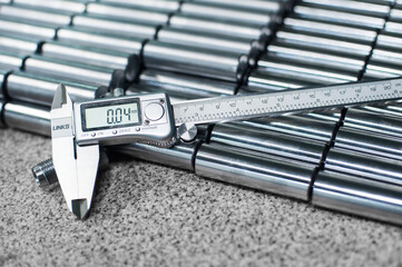 Electronic caliper. Close up, depth of field, selective focus