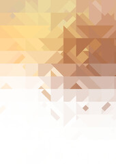 Intersecting shapes design on white background. Abstract minimalistic wallpaper. Colorful geometric template.