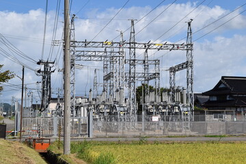 屋外変電設備