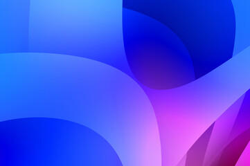 Abstract background with colorful gradient. Vibrant graphic wallpaper with stripes design. Fluid 2D illustration of modern movement.