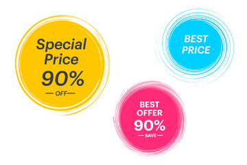 Special Offer, Best Offer & Best Price Marks