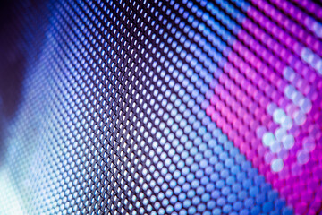 Obraz premium CloseUp LED blurred screen. LED soft focus background. abstract background ideal for design.