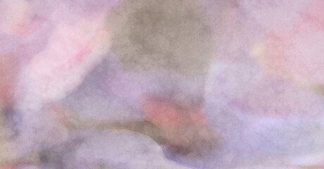 Soft watercolor wallpaper. Artistic painting with softly brushed colors. Pastel colors dabbed background. Painted abstract wall art.