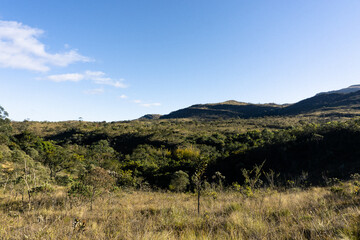 Obraz premium Vista do Complexo do Abacaxi em Itabirito - Minas Gerais, Brasil