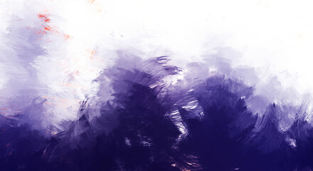 Painted composition with vibrant brush strokes. Textured colorful painting. Paint brushed wallpaper.