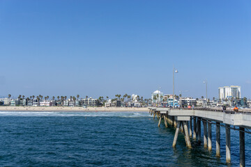 A beautiful beach in LA