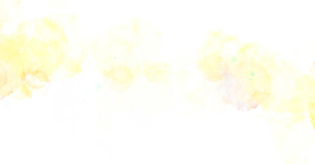 Watercolor painted background with blots and splatters. Brush stroked painting. 2D Illustration.