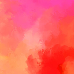 Abstract background of colorful brush strokes. Brushed vibrant wallpaper. Painted artistic creation. Unique and creative illustration.