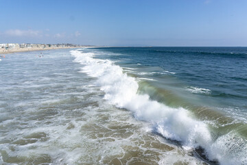 A beautiful beach in LA