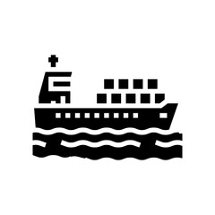 Fototapeta na wymiar mooring bollard port glyph icon vector. mooring bollard port sign. isolated contour symbol black illustration
