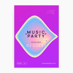 Summer fest flyer and music poster.