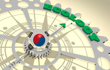 National government and ecology. Earth Day concept