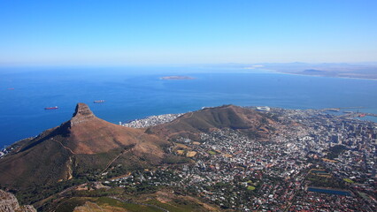 a great landscape of the Table Mountain