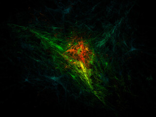 surreal futuristic digital 3d design art abstract background fractal illustration for meditation and decoration wallpaper