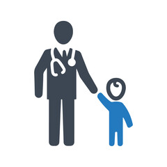 Child care icon, vector & glyph