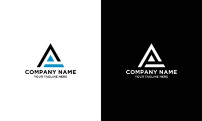 triangle PA letter logo