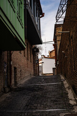 Narrow streets of Old Tbilisi